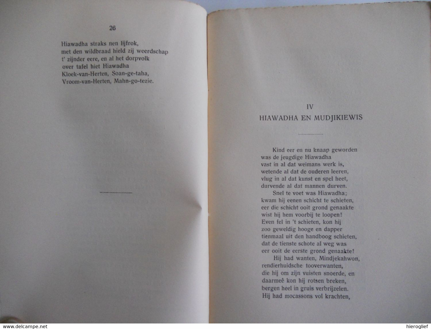 GUIDO GEZELLE 's DICHTWERKEN - HIAWADHA'S LIED - 1930 - Thielt,  Brugge Kortrijk Roeselare - Dichtung