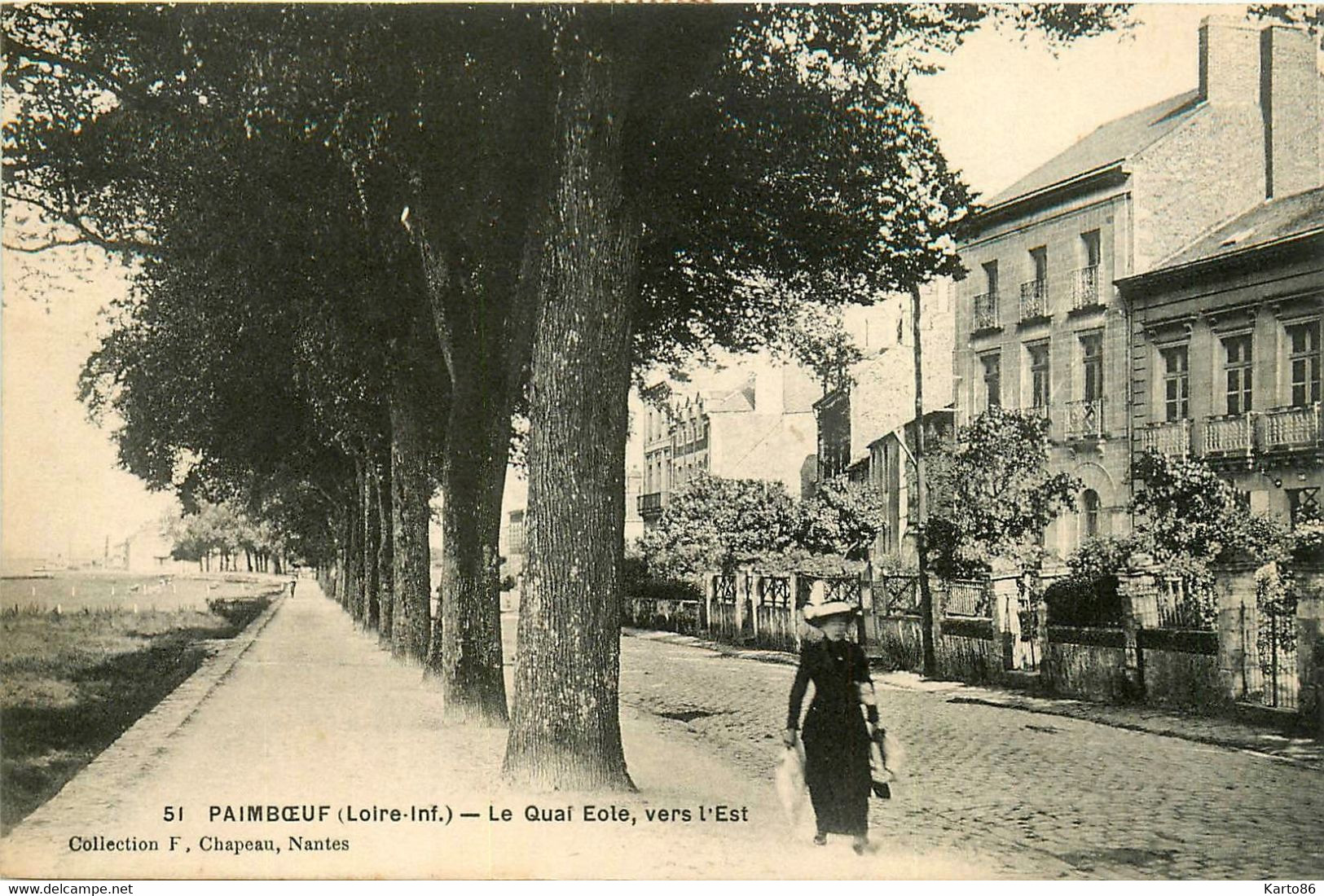 Paimboeuf * Rue Et Le Quai éole , Vers L'est - Paimboeuf