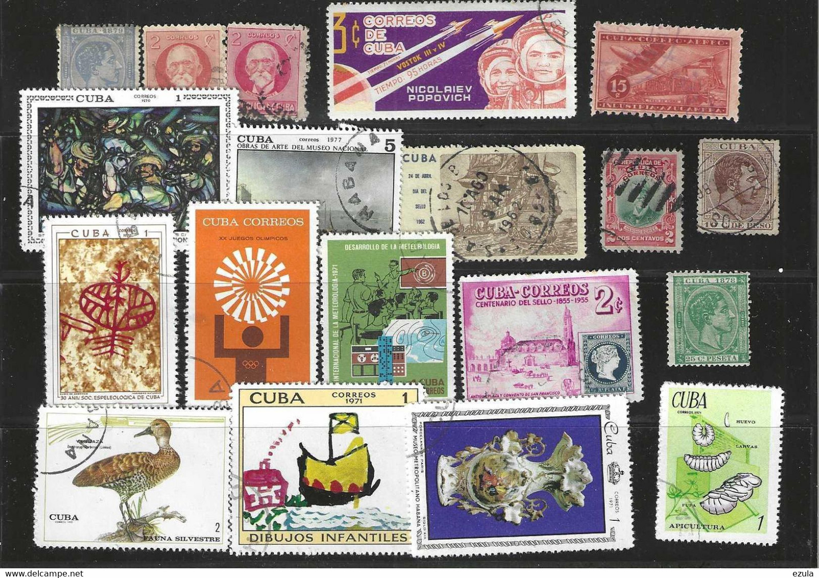 Timbres  Lot Fin De Collection CUBA - Collections, Lots & Séries