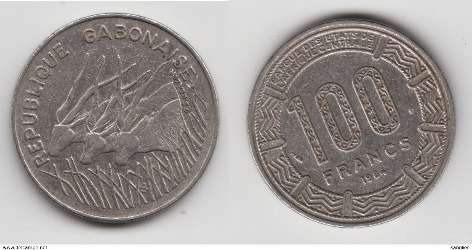 GABON - 100 FRANCS 1984 - Gabun