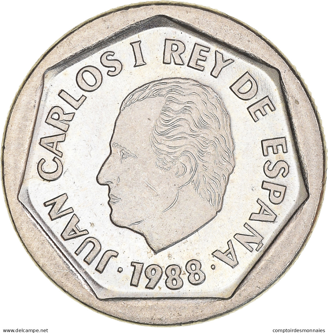 Monnaie, Espagne, Juan Carlos I, 200 Pesetas, 1988, SUP, Cupro-nickel, KM:829 - 200 Peseta