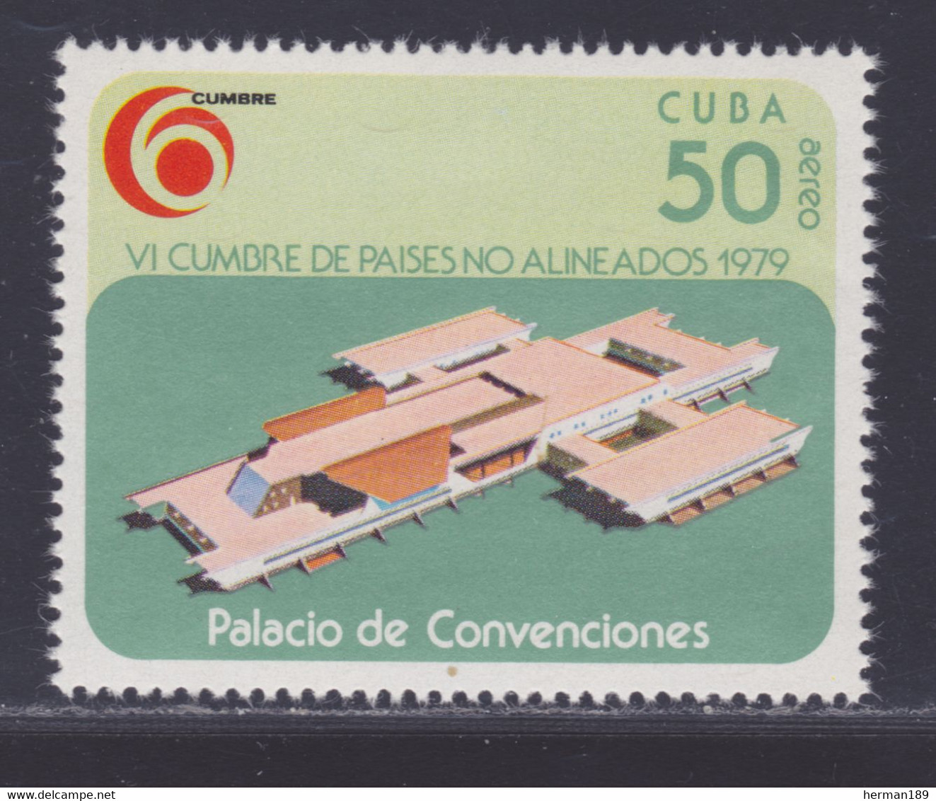 CUBA AERIENS N°  315 ** MNH Neuf Sans Charnière, TB (d0667) Palais Des Conventions - 1979 - Aéreo