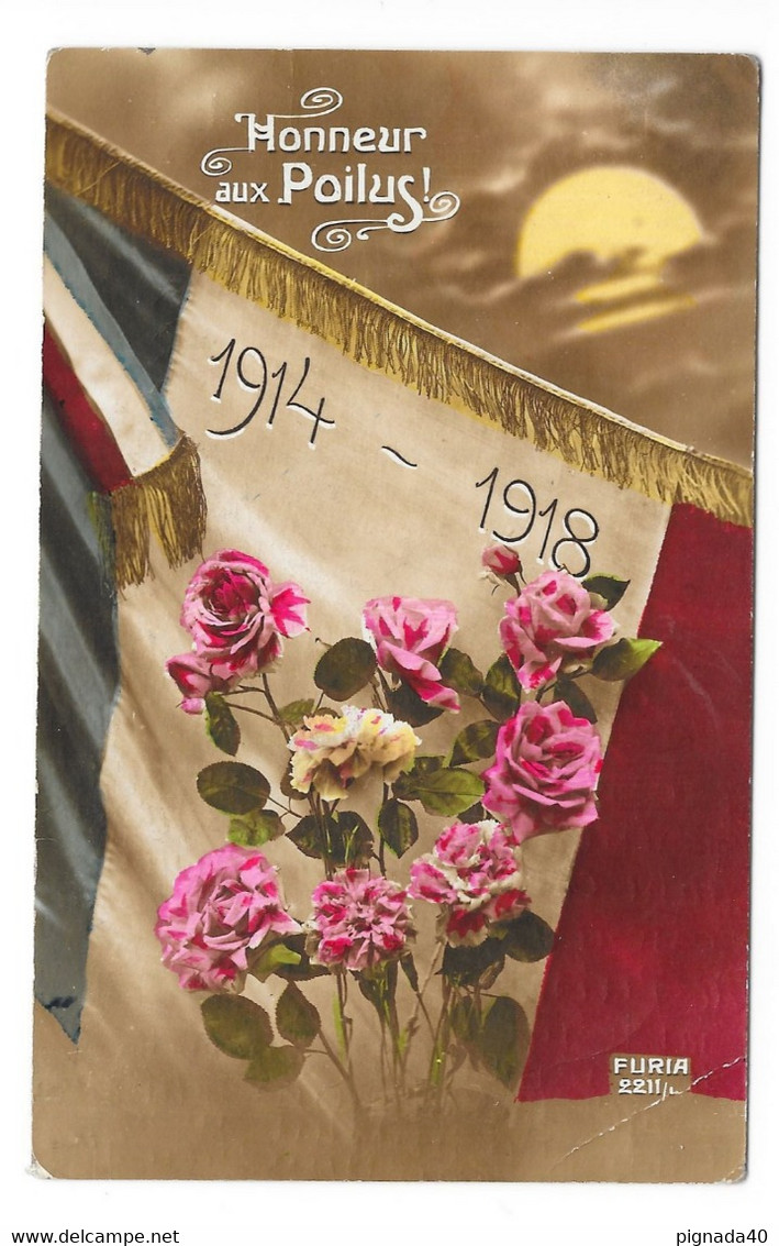 CPa, Honneur Aux Poilus, 1914-1918 - Patriotic