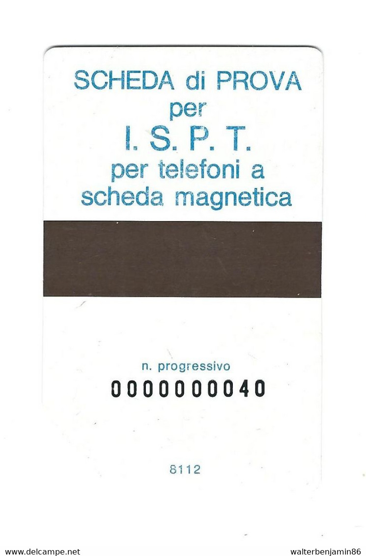 C&C 5010 SCHEDA TELEFONICA MAGNETIZZATA I.S.P.T PER TELEFONI A BANDA MAGNETICA - Tests & Service