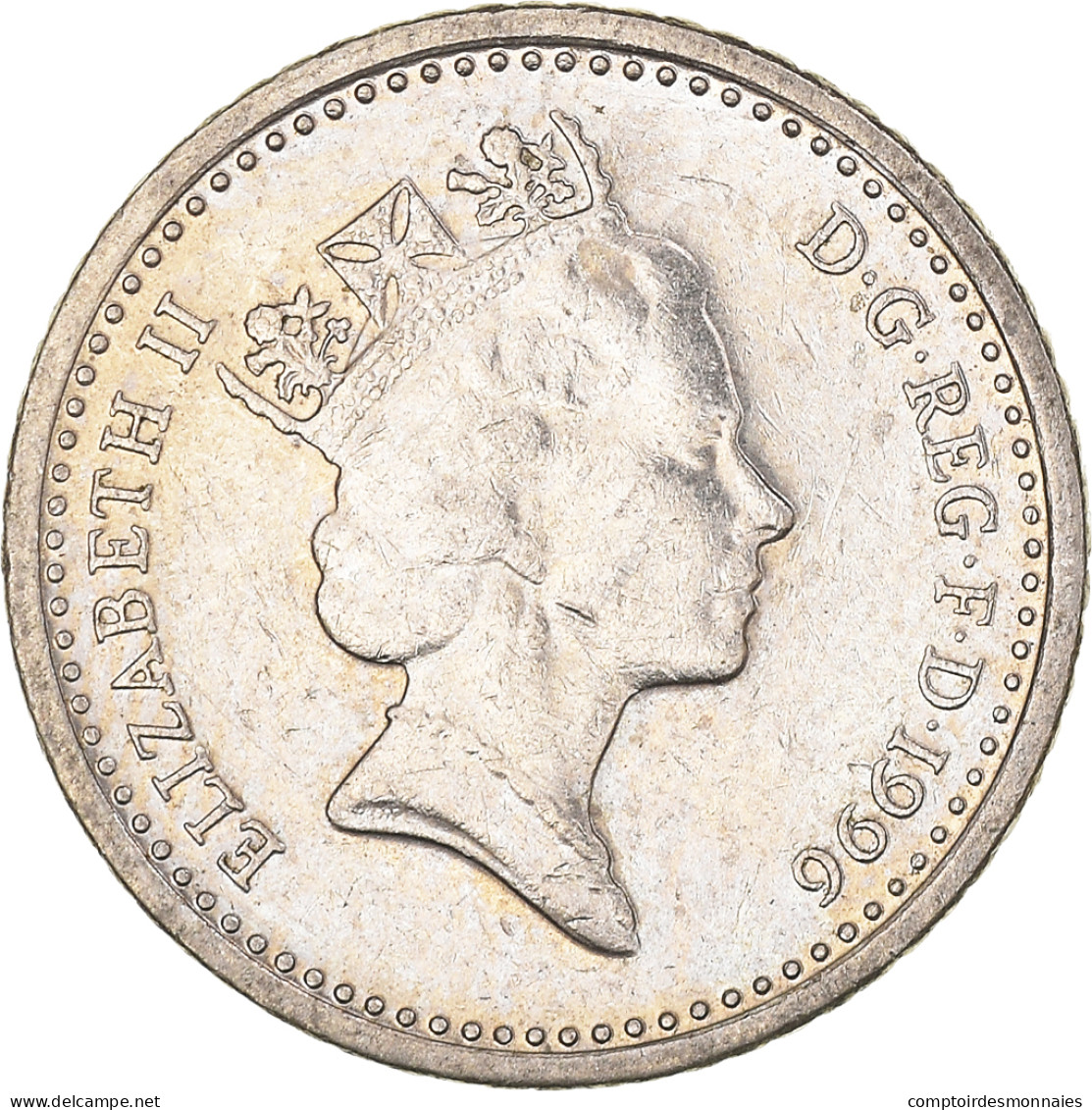 Monnaie, Grande-Bretagne, Elizabeth II, 5 Pence, 1996, TTB, Cupro-nickel - 5 Pence & 5 New Pence