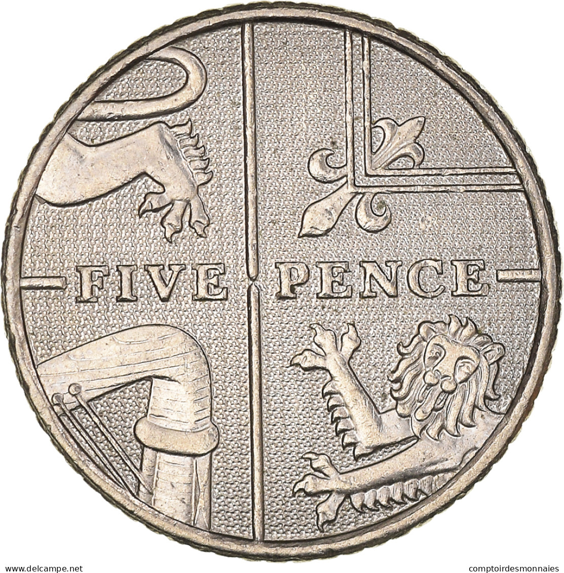 Monnaie, Grande-Bretagne, Elizabeth II, 5 Pence, 2008, SUP, Cupro-nickel, KM:988 - 5 Pence & 5 New Pence