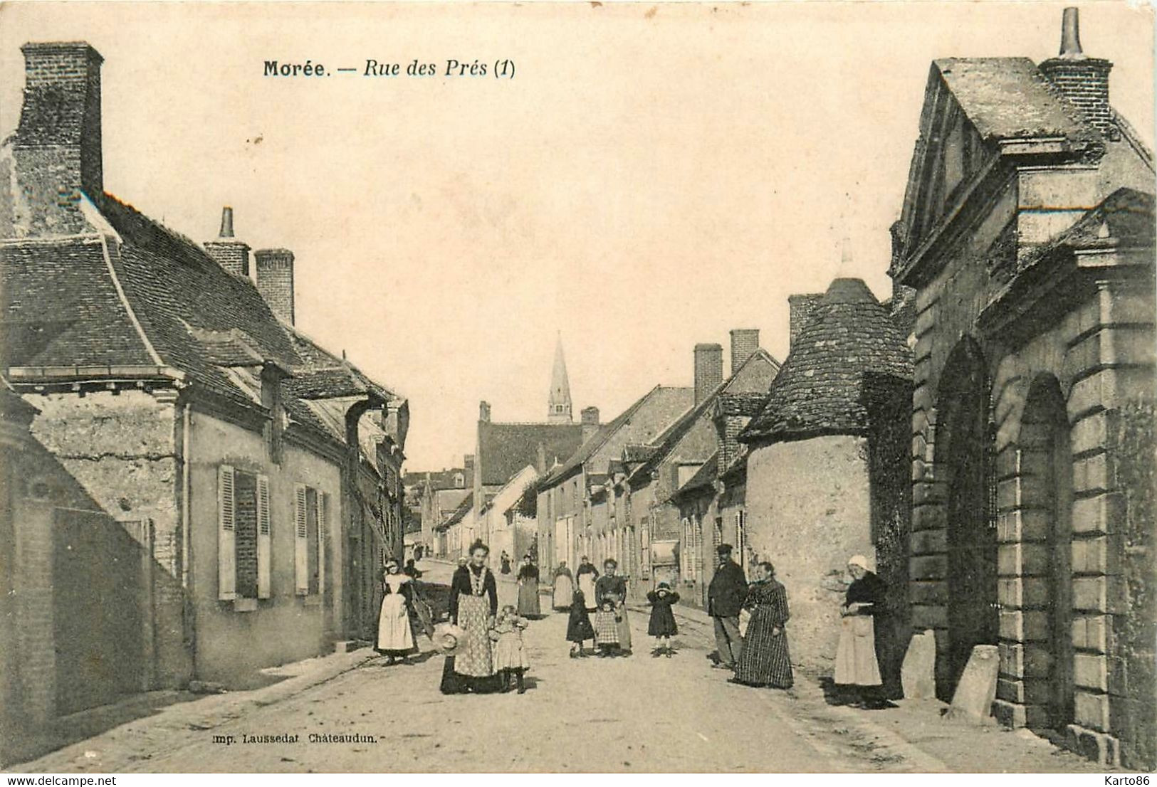 Morée * 1904 * Rue Des Prés (1) - Moree