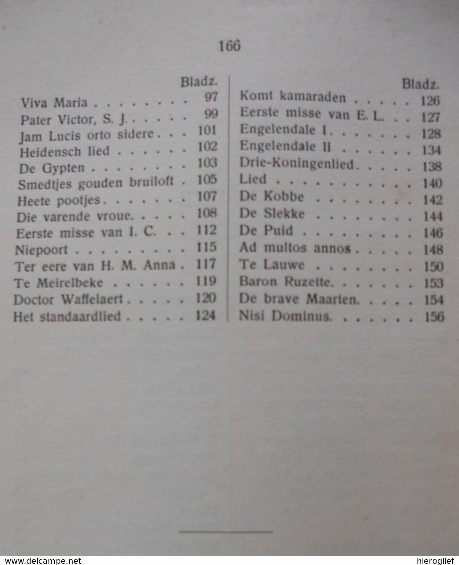 GUIDO GEZELLE 's DICHTWERKEN - LIEDEREN EERDICHTEN ET RELIQUA - 1930 Brugge Roeselare Kortrijk Brugge Kortrijk Roeselare - Poetry