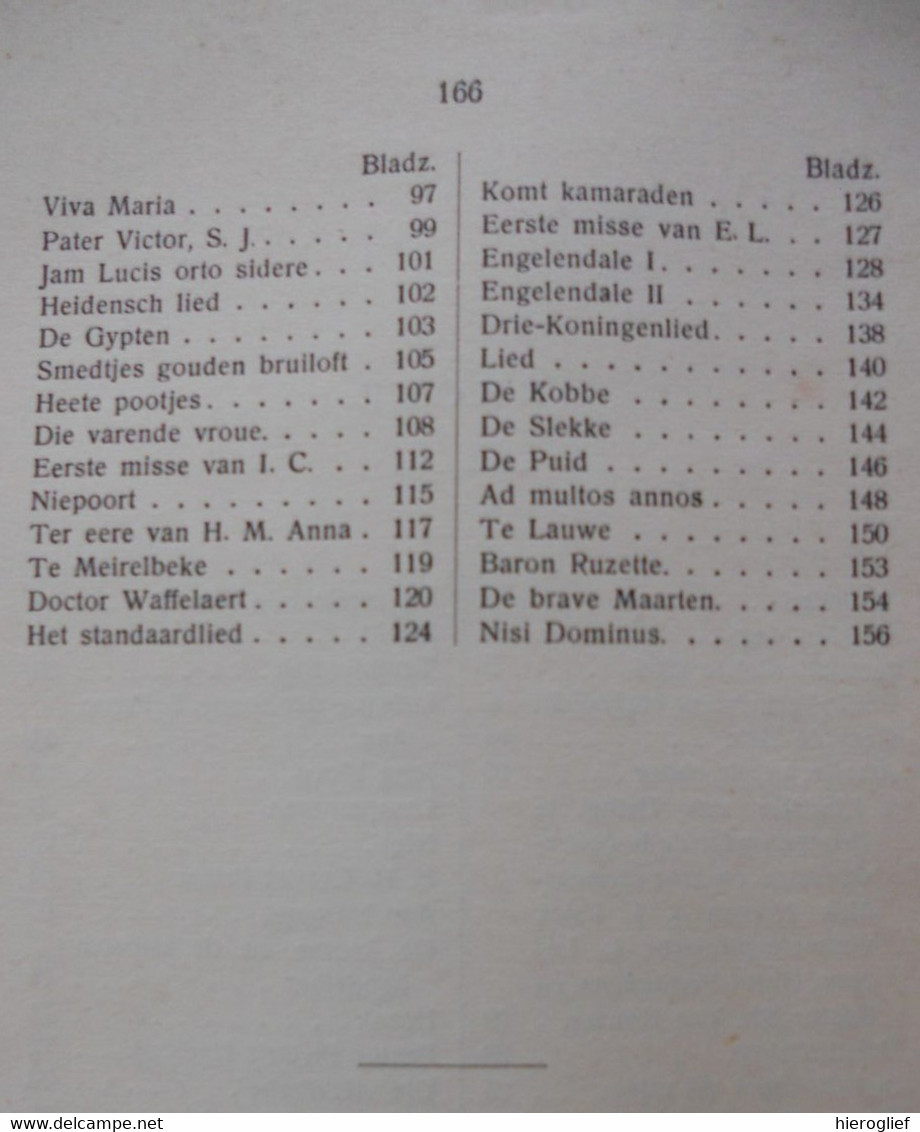 GUIDO GEZELLE 's DICHTWERKEN - LIEDEREN EERDICHTEN ET RELIQUA - 1930 Brugge Roeselare Kortrijk Brugge Kortrijk Roeselare - Poésie