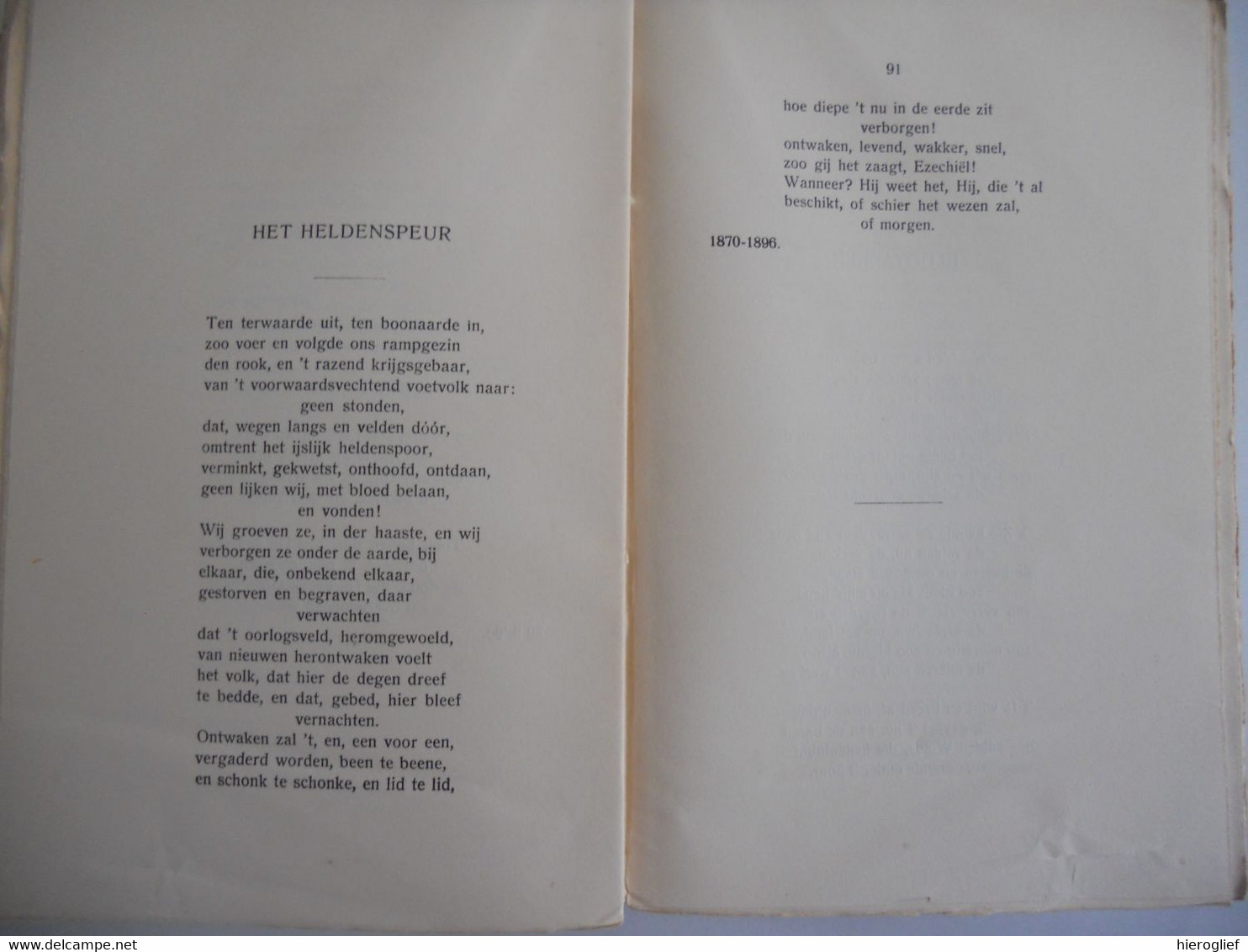 GUIDO GEZELLE 's DICHTWERKEN - RIJMSNOER - 2 delen 1930 brugge roeselare kortrijk
