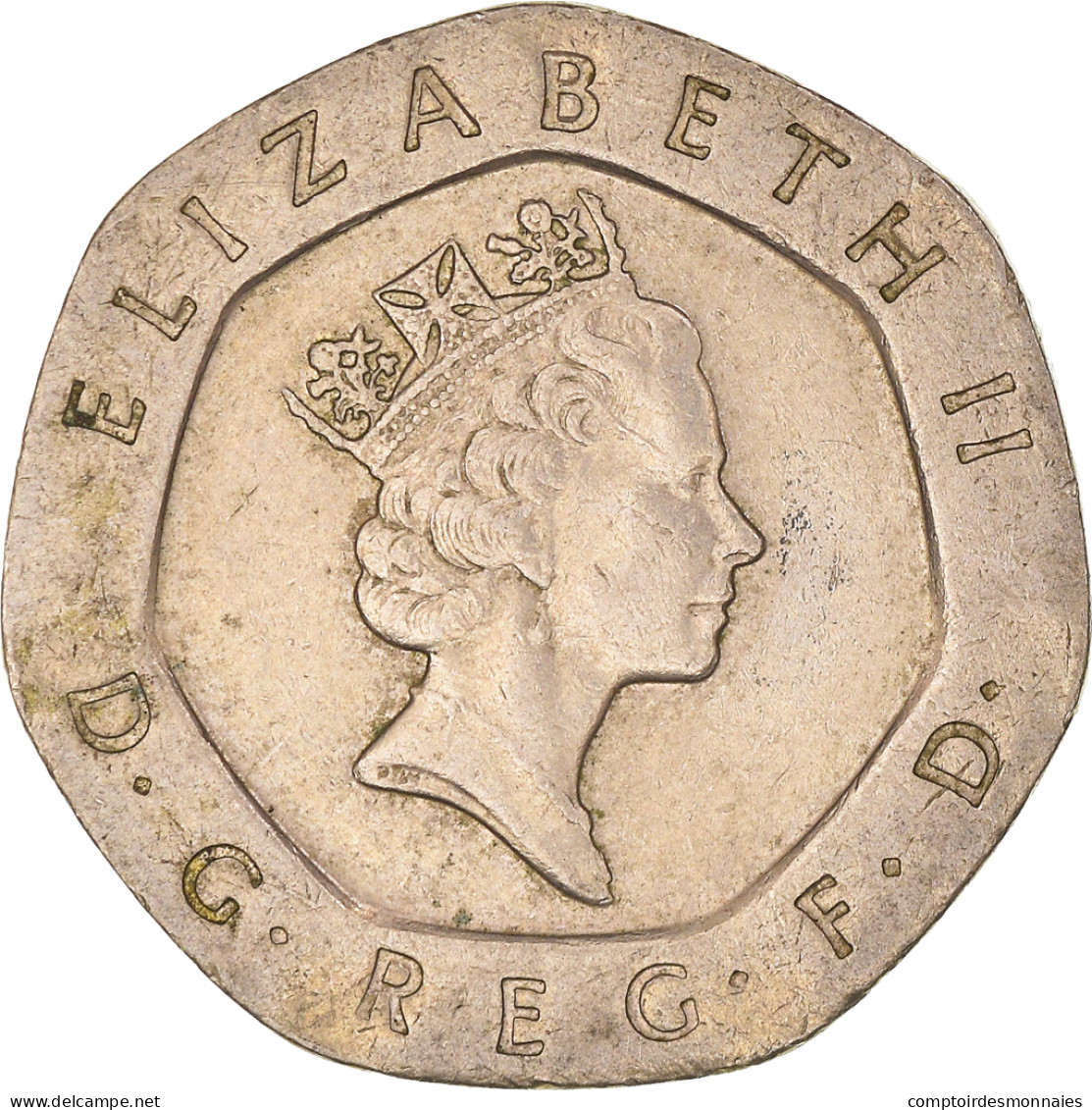 Monnaie, Grande-Bretagne, Elizabeth II, 20 Pence, 1995, TTB, Cupro-nickel - 20 Pence