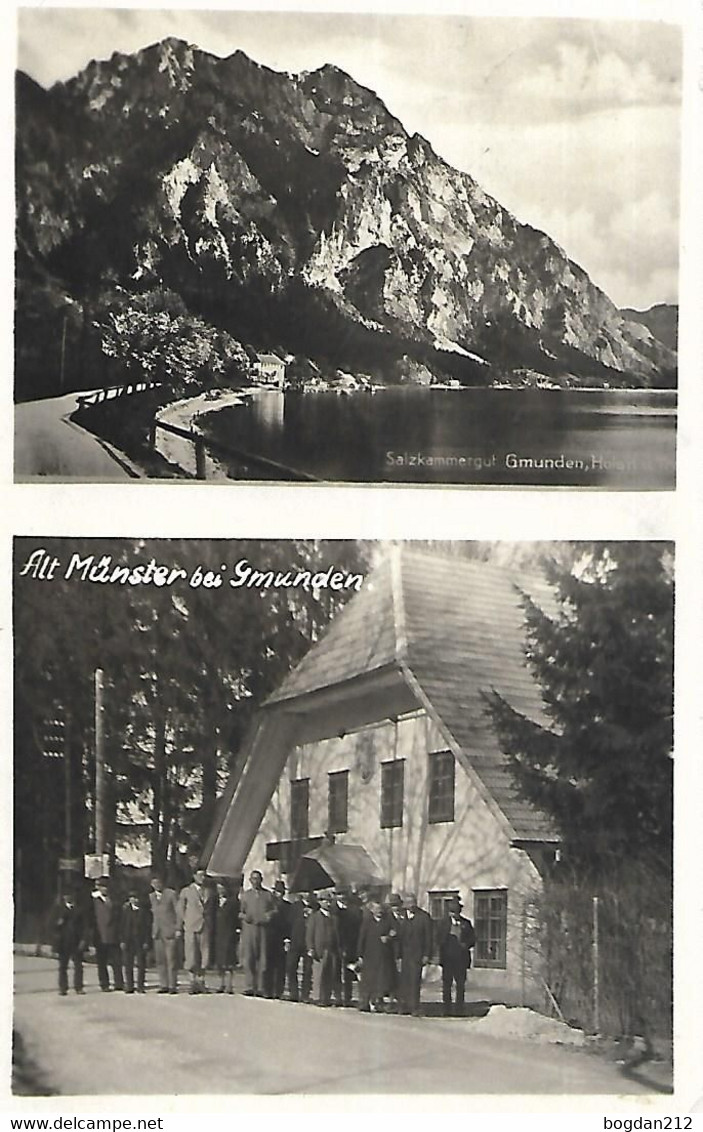 1936 - ALT MUNSTER Bei Gmunden , Gute Zustand,  2 Scan - Gmünd