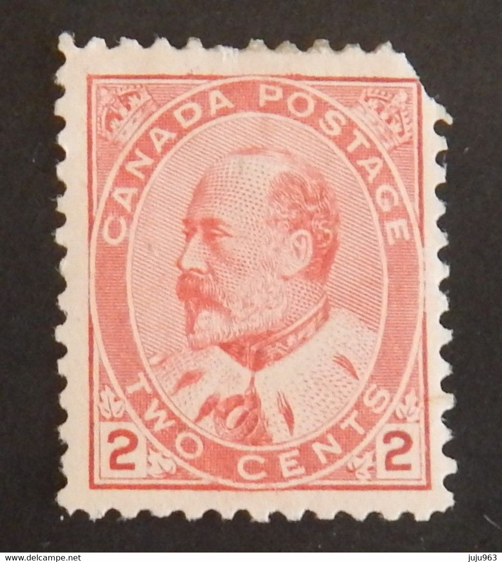 CANADA YT 79 NEUF**MNH "EDOUARD VII" ANNÉES 1903/1909 MANQUE UN COIN AU NORD EST - Unused Stamps