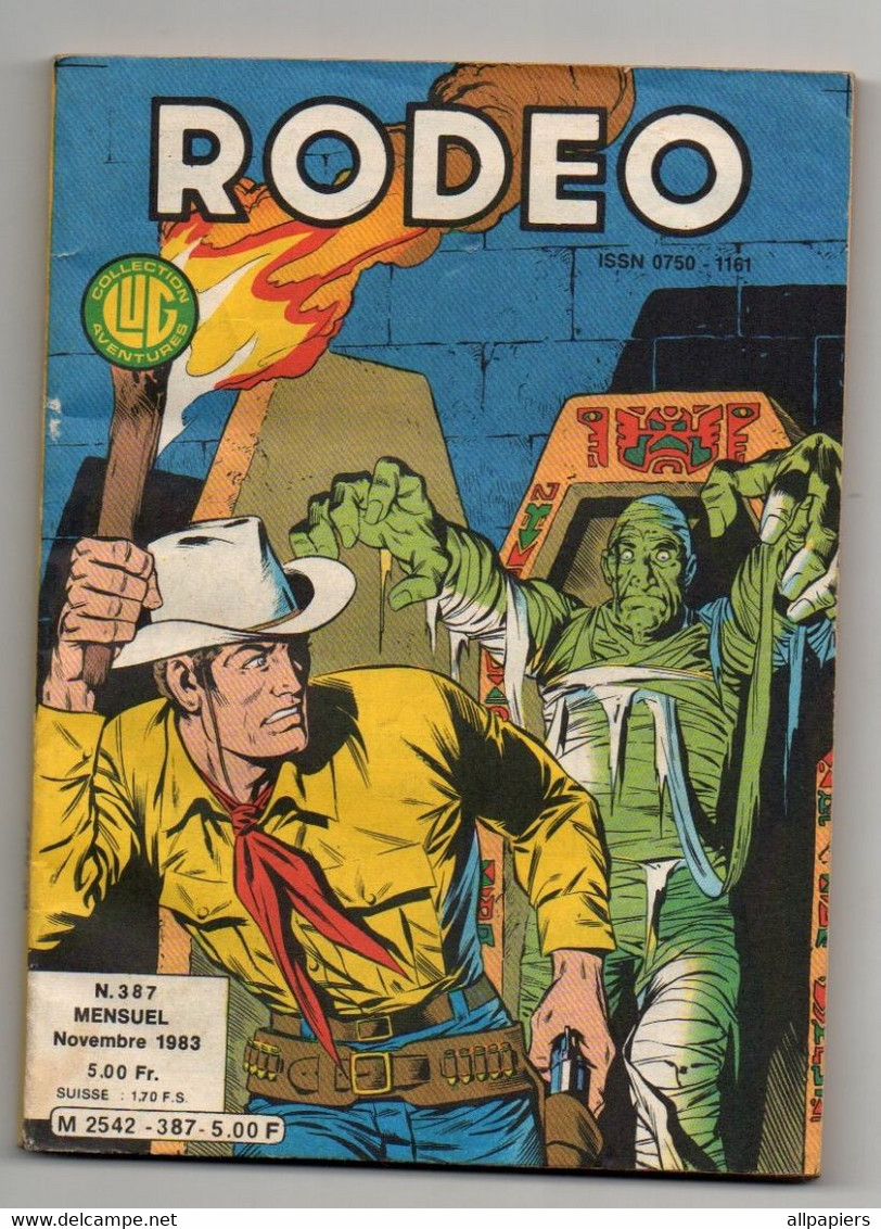 Petit Format Rodeo N°387 Tex - Youri Thunderbolt - Le Football...éditions LUG De 1983 - Rodeo