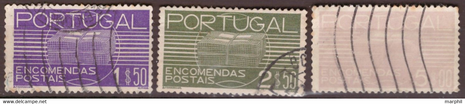 Portogallo Portugal 1936 Selezione P.postali 3v (o) Vedere Scansione - Oblitérés