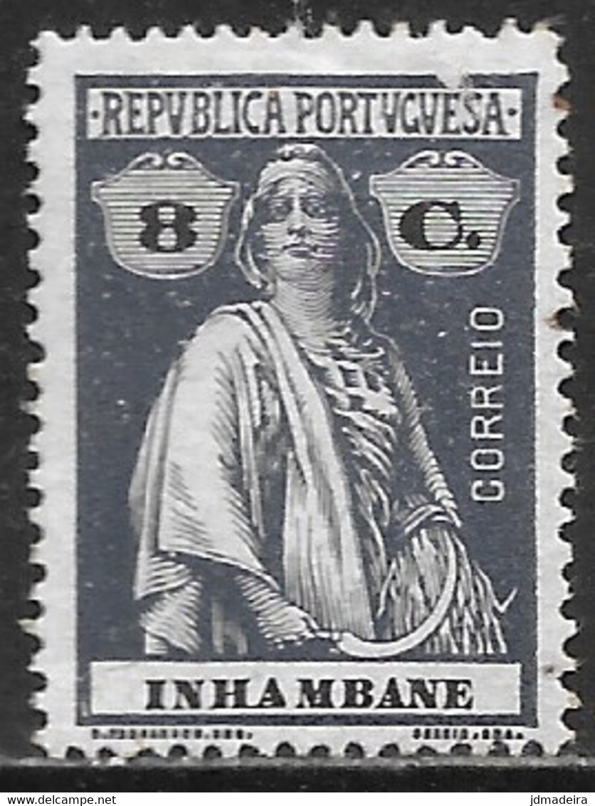 Inhambane – 1914 Ceres 8 Centavos Scarce Broken Die Variety - Inhambane