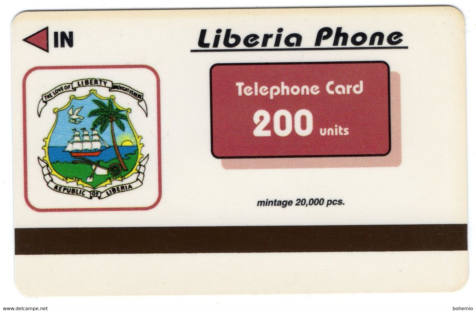 Liberia, Ciervo 20.000 Pcs. - Liberia