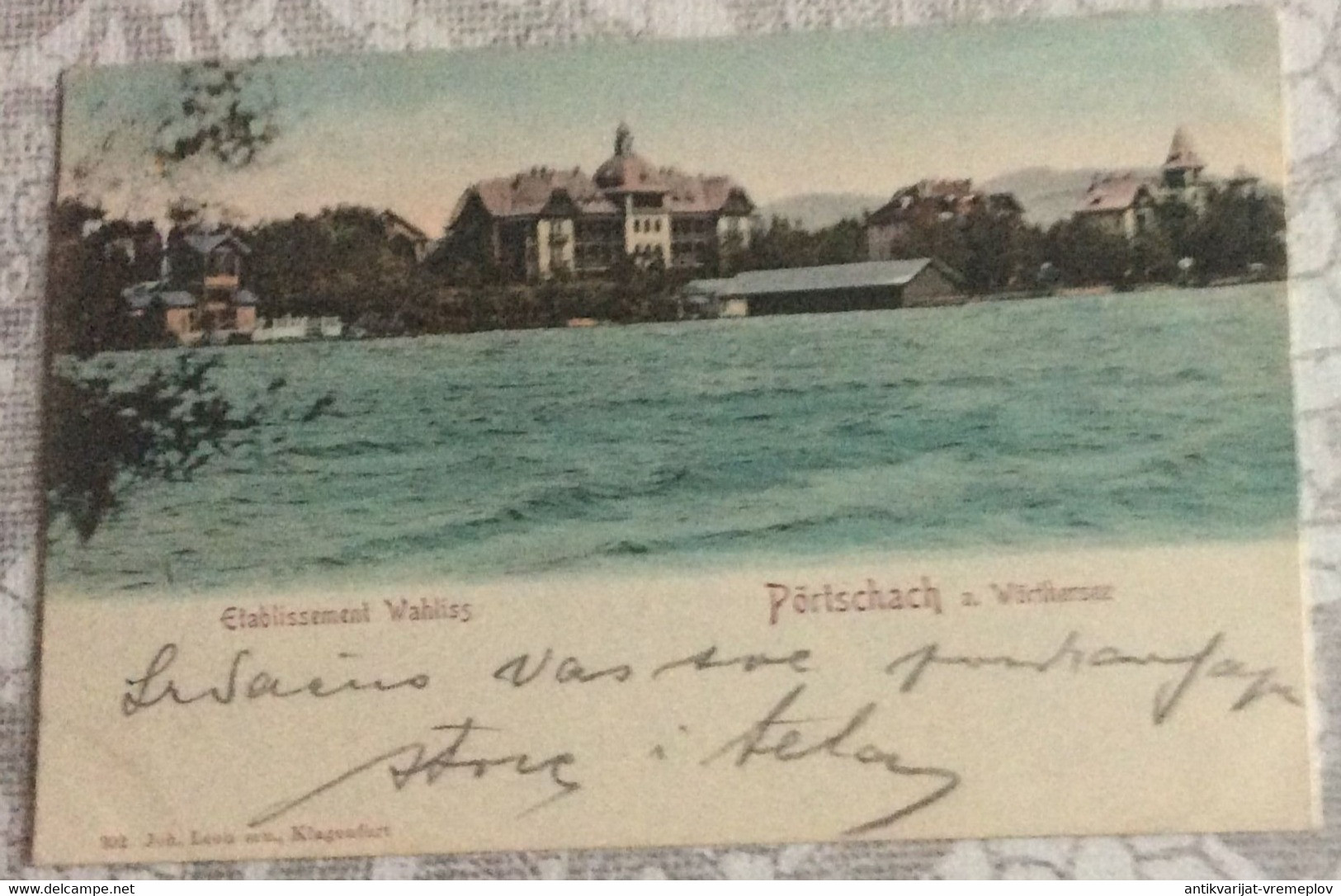 OLD POSTCARD AUSTRIA  ÖSTERREICH Carinthia > Pörtschach A.WÖRTHERSEE 302.JOH.LEON KLSGENFURT    AK 1902 - Pörtschach