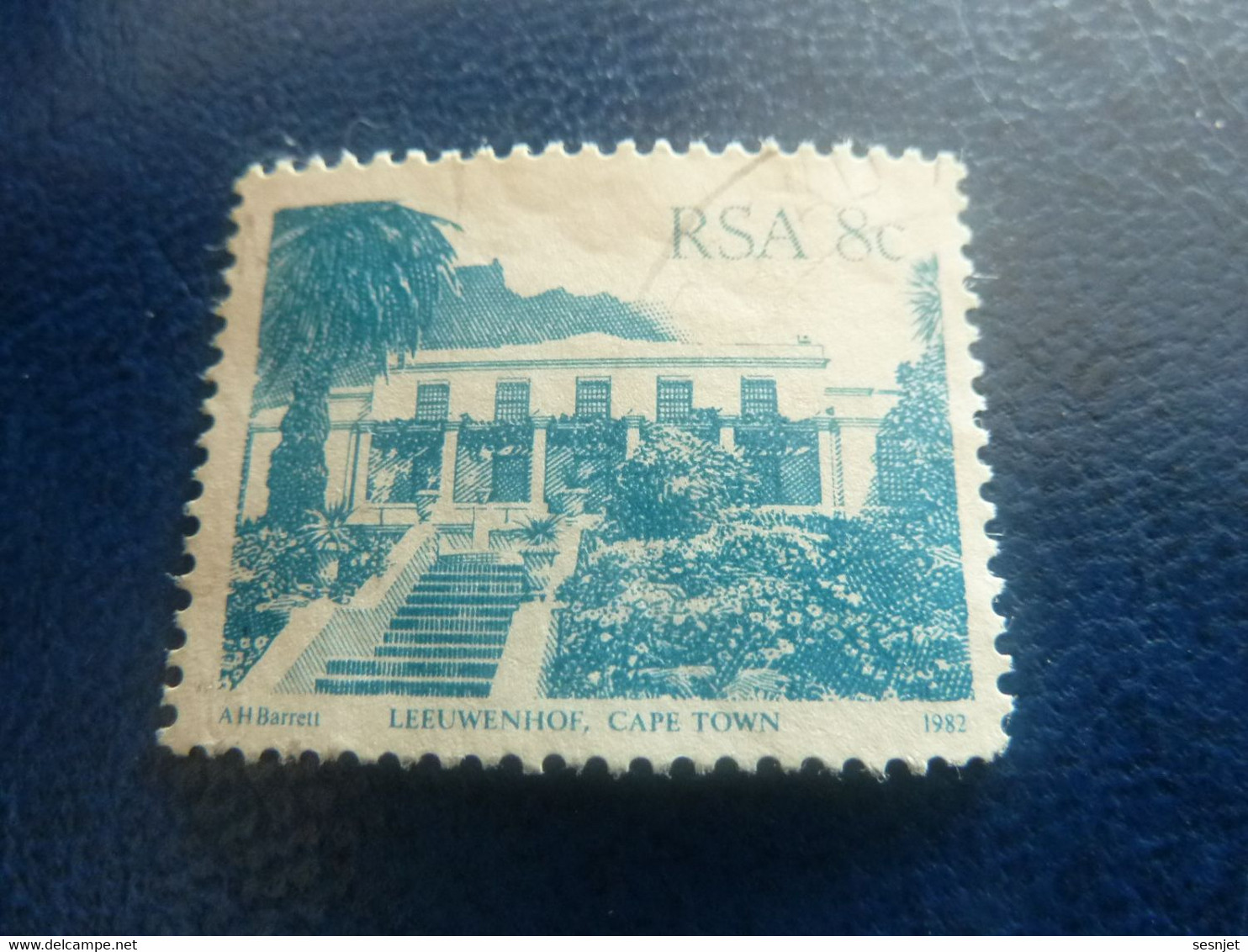 Rsa - Leeuwenhof - Cape Town - 8 C. - Bleu - Oblitéré - Année 1982 - - Usados