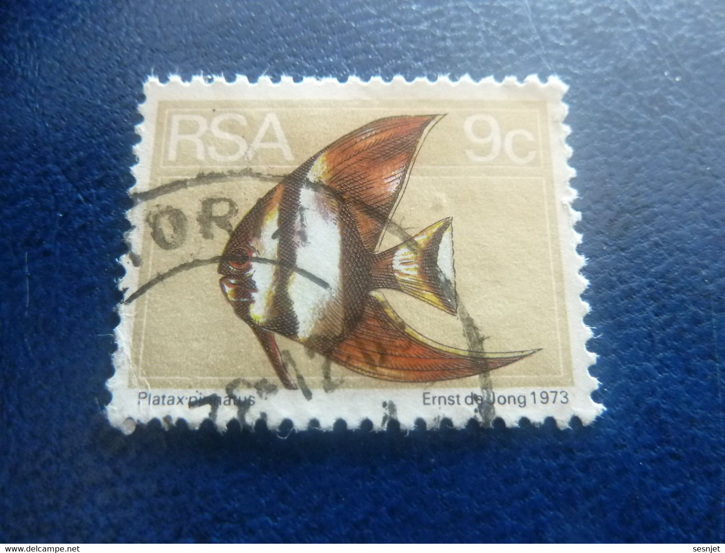 Rsa - Platax - Ernst De Jong - 9 C. - Multicolore - Oblitéré - Année 1973 - - Used Stamps