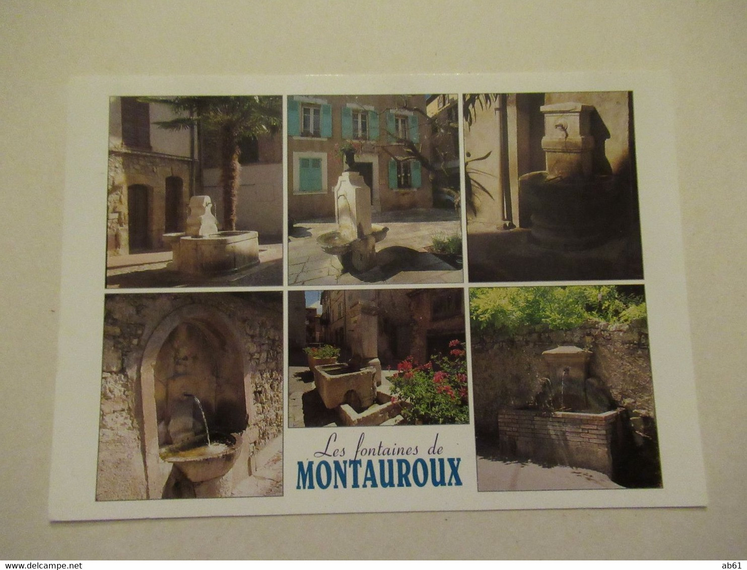 Dept 83 Montauroux  Multivues 5 Les Fontaines  ' écrite + Timbre  ' Edit Photoguy - Montauroux