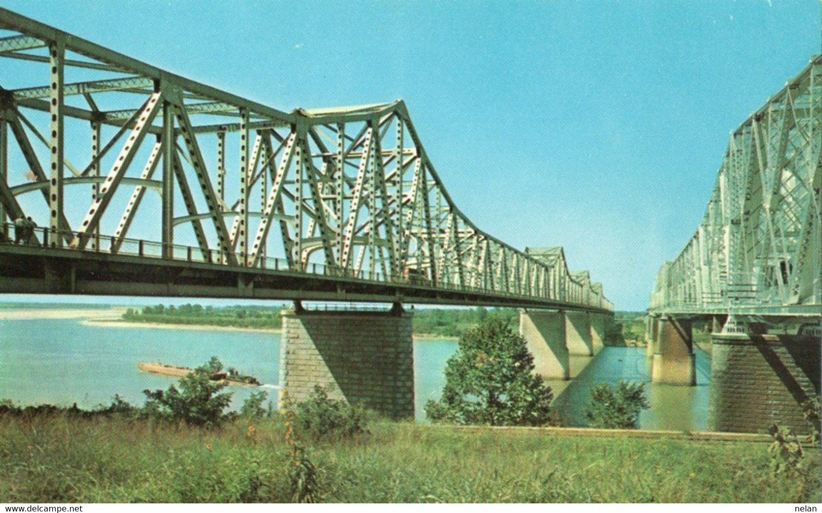 BRIDGES OVER MISSISSIPPI RIVER - AT. MEMPHIS , TENNESSEE - Memphis