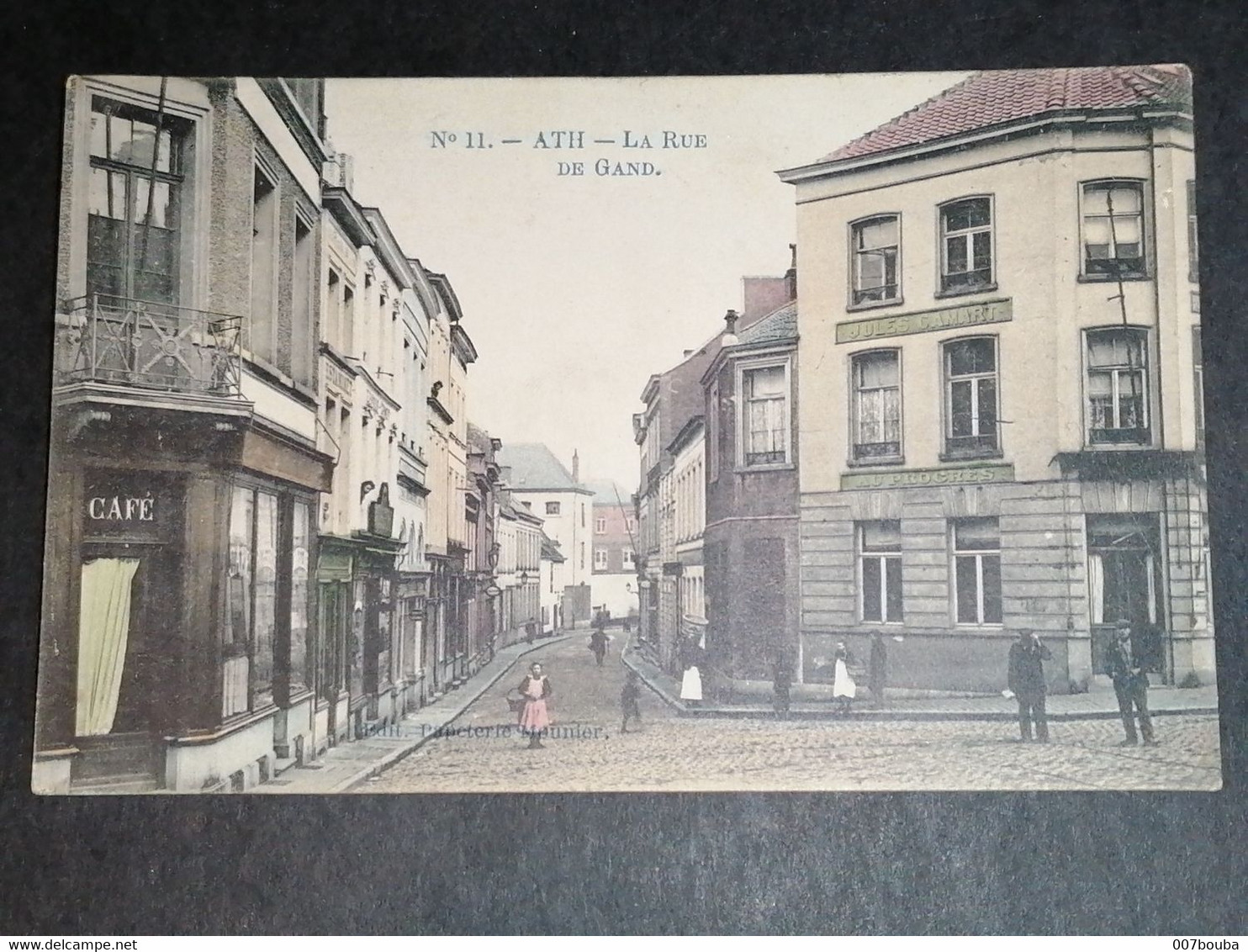 Ath / La Rue De Gand / Edit. Monnier / Photo Marcovici / Carte Colorisée - Ath