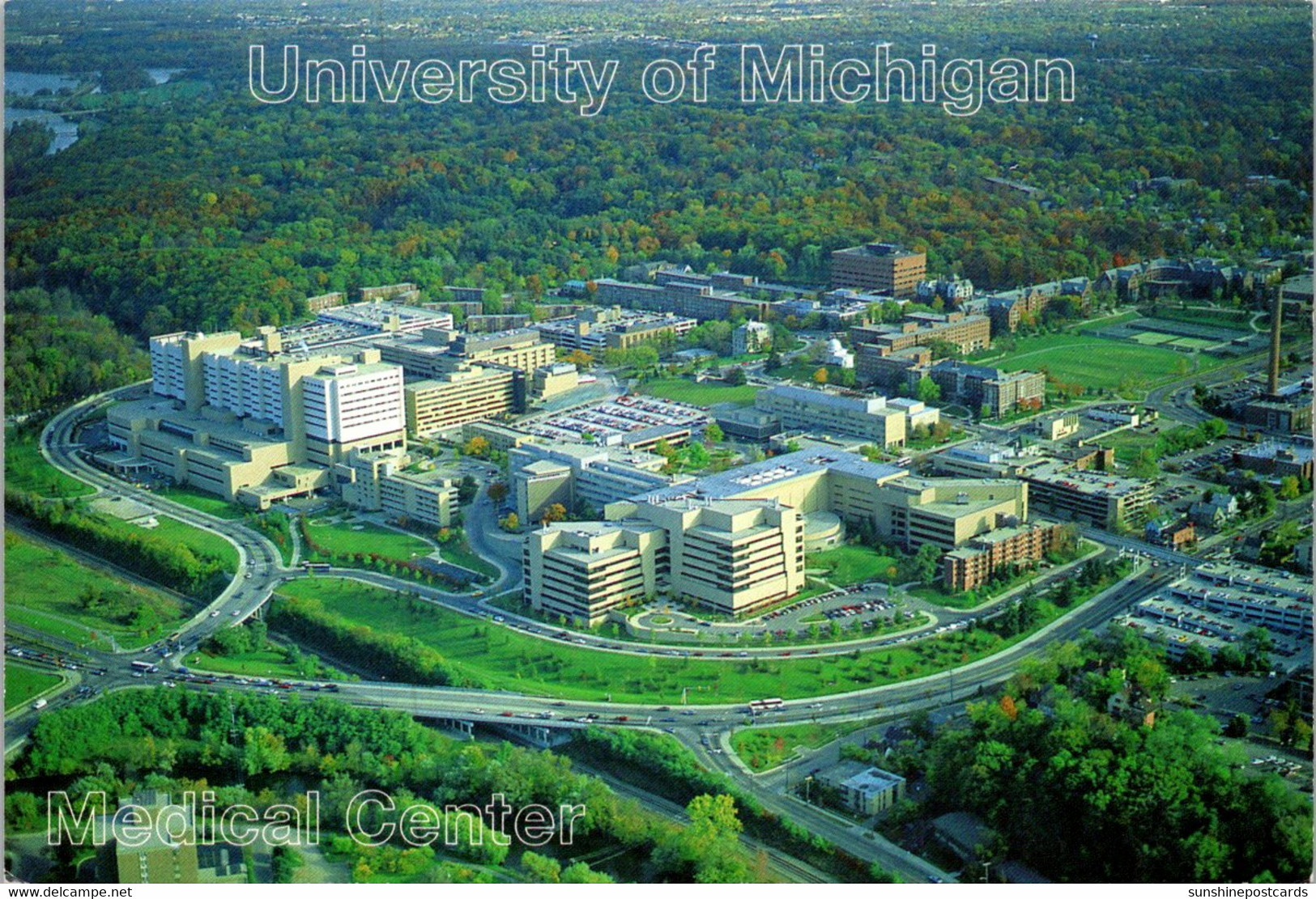 Michigan Ann Arbor Aerial View Medical Center Complex University Of Michigan - Ann Arbor