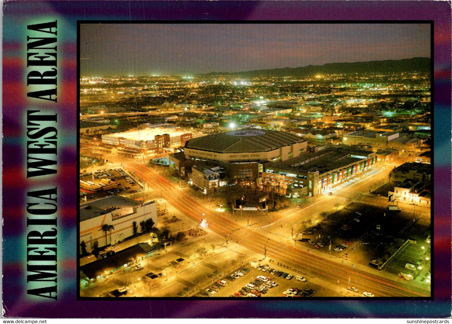 Arizona Phoenix America West Arena "The Purple Palace" 1996 - Phönix