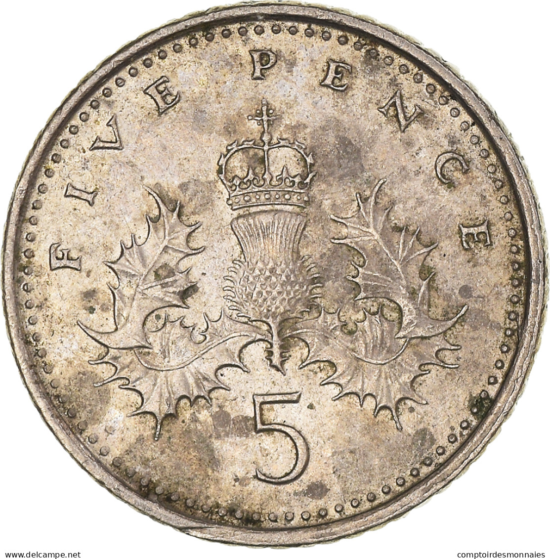 Monnaie, Grande-Bretagne, Elizabeth II, 5 Pence, 1998, TTB+, Cupro-nickel - 5 Pence & 5 New Pence