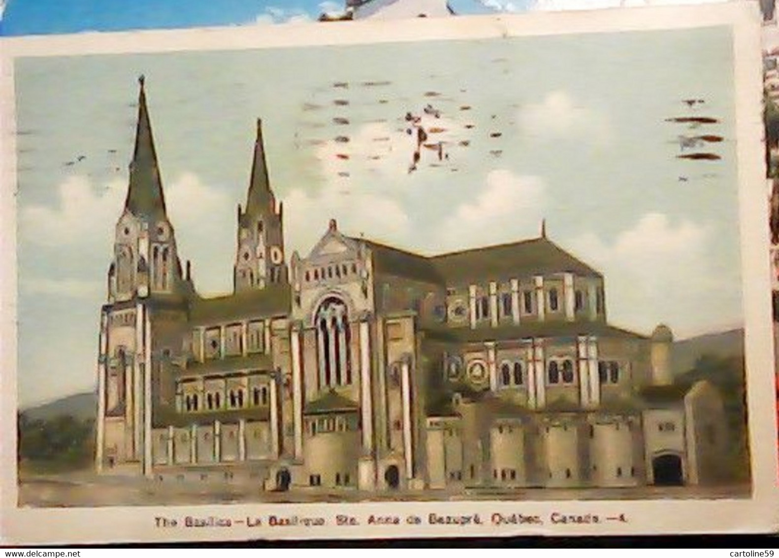 CANADA  SAINTE ANNE DE BEAUPRE LA BASILIQUE  VB1935 IO6073 - Ste. Anne De Beaupré