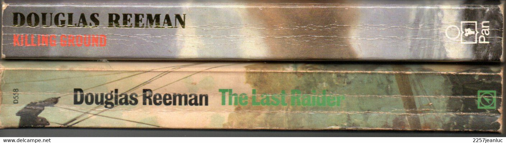 2  Romans Douglas Reeman Killing Ground  ( 1942 ) & The Last Raider ( 1917 ) - Guerras Implicadas US