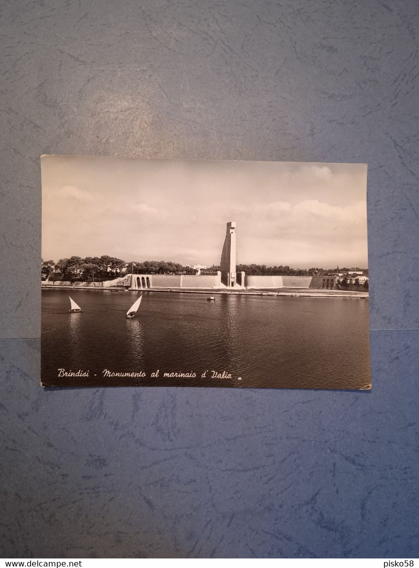 Italia-puglia-brindisi-monumento Al Marinaio D'italia-fg-1952 - Brindisi