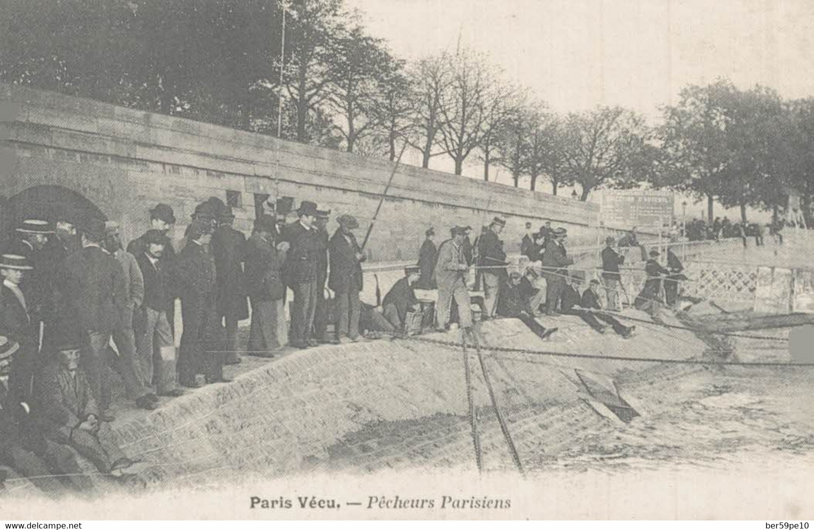 CARTE D'AUTREFOIS  LOISIRS PARIS - ILE-DE-FRANCE PECHEURS PARISIENS - Ile-de-France