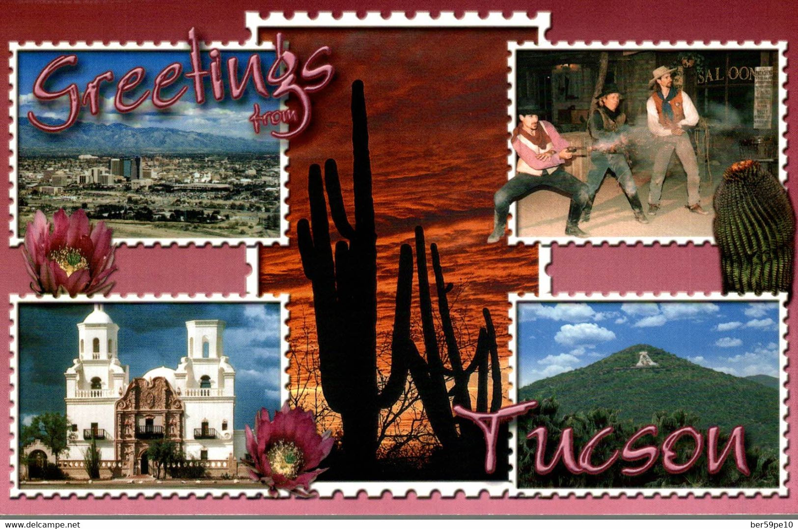 USA TUCSON ARIZONA  GREETINGS FROM TUCSON - Tucson