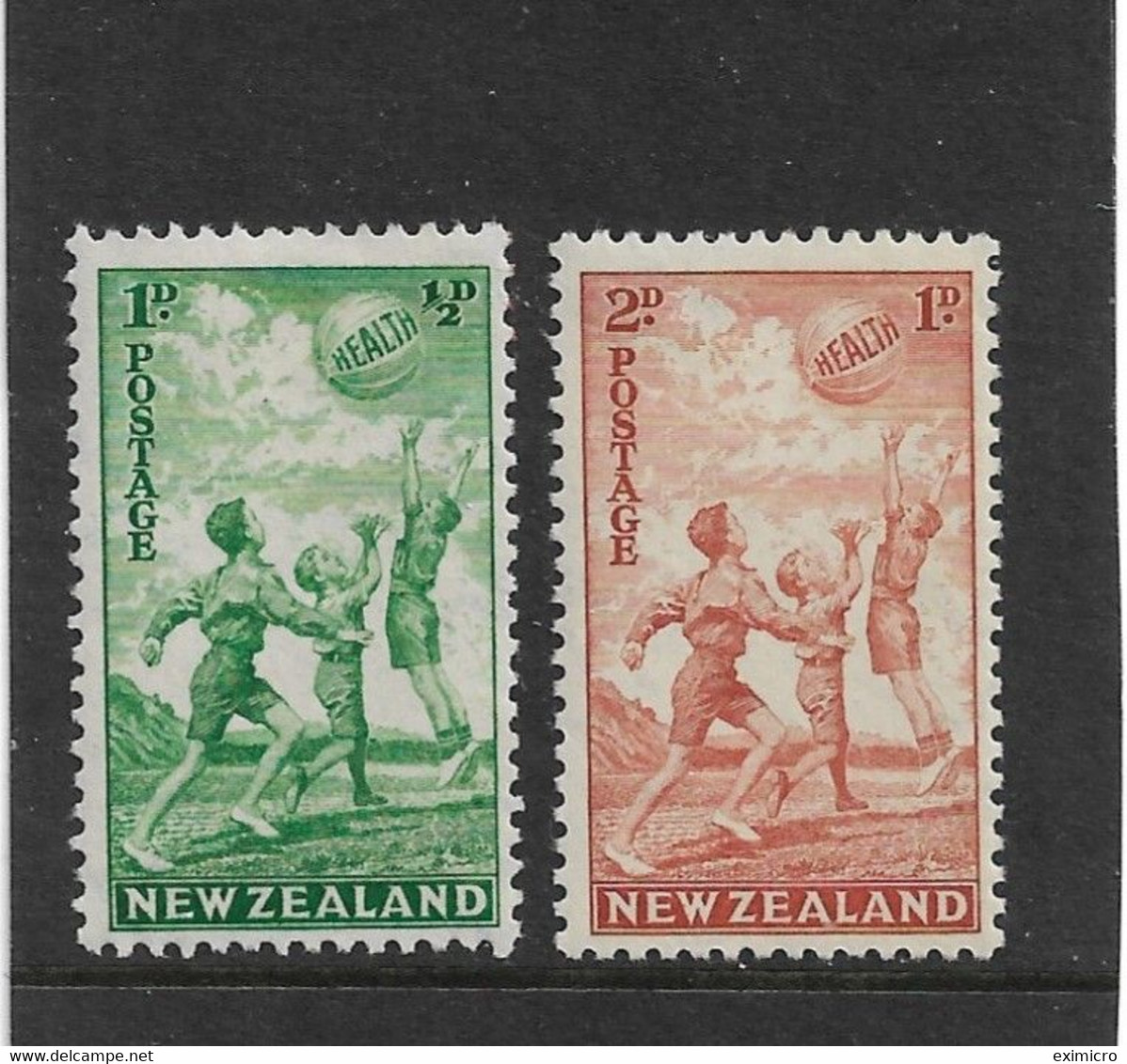 NEW ZEALAND 1940 HEALTH SET SG 626/627 MOUNTED MINT Cat £18 - Unused Stamps