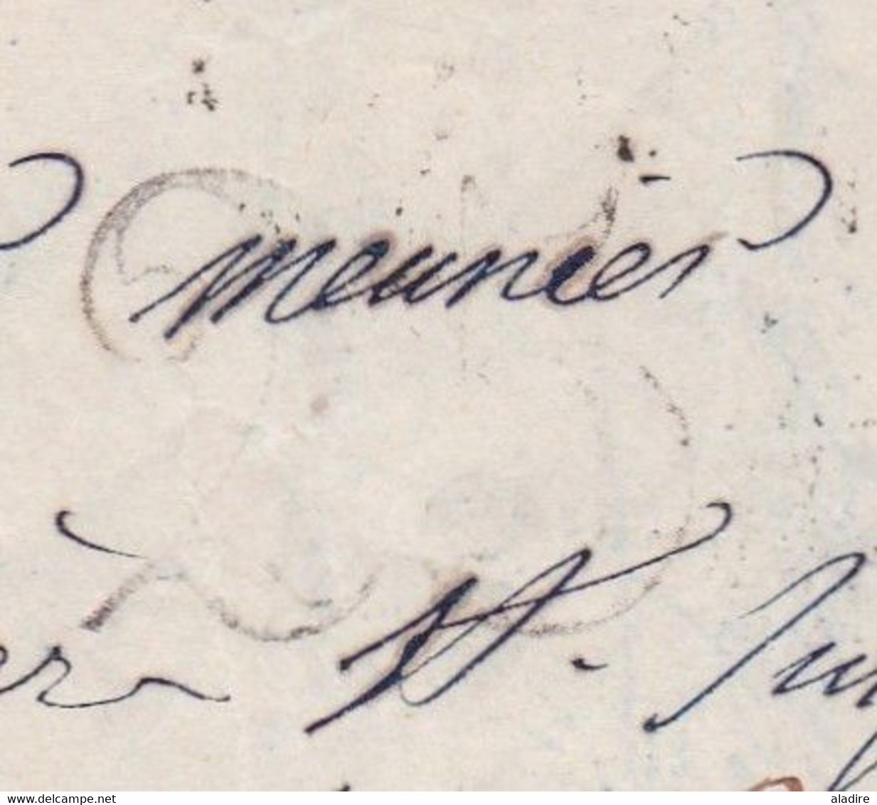 1845 - Cursive 72 PONTCHARTRAIN, Auj. Yvelines Sur LAC Fraternelle 2 Pages Vers BOURG BARRIER ST SULPICE - 1801-1848: Vorläufer XIX