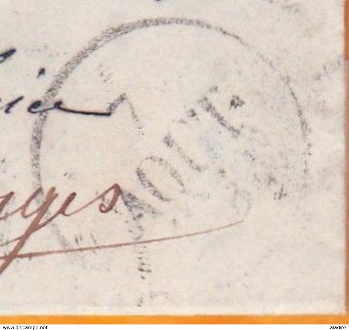 1845 - Cursive 72 PONTCHARTRAIN, Auj. Yvelines Sur LAC Fraternelle 2 Pages Vers BOURG BARRIER ST SULPICE - 1801-1848: Précurseurs XIX