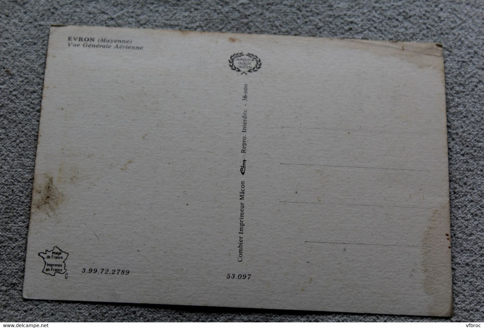 Cpm, Evron, Vue Générale Aérienne, Mayenne 53 - Evron