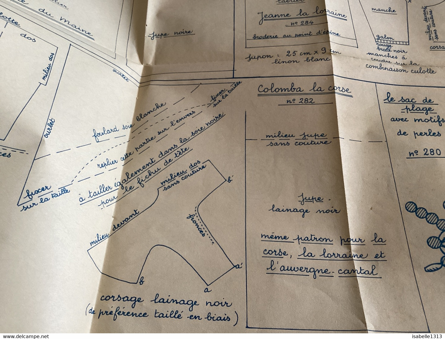 Ancien Patron  Véritable  Patron  Français Mode Parisienne Supplément Patrique Mon Ouvrage Madame 1971 - Schnittmuster