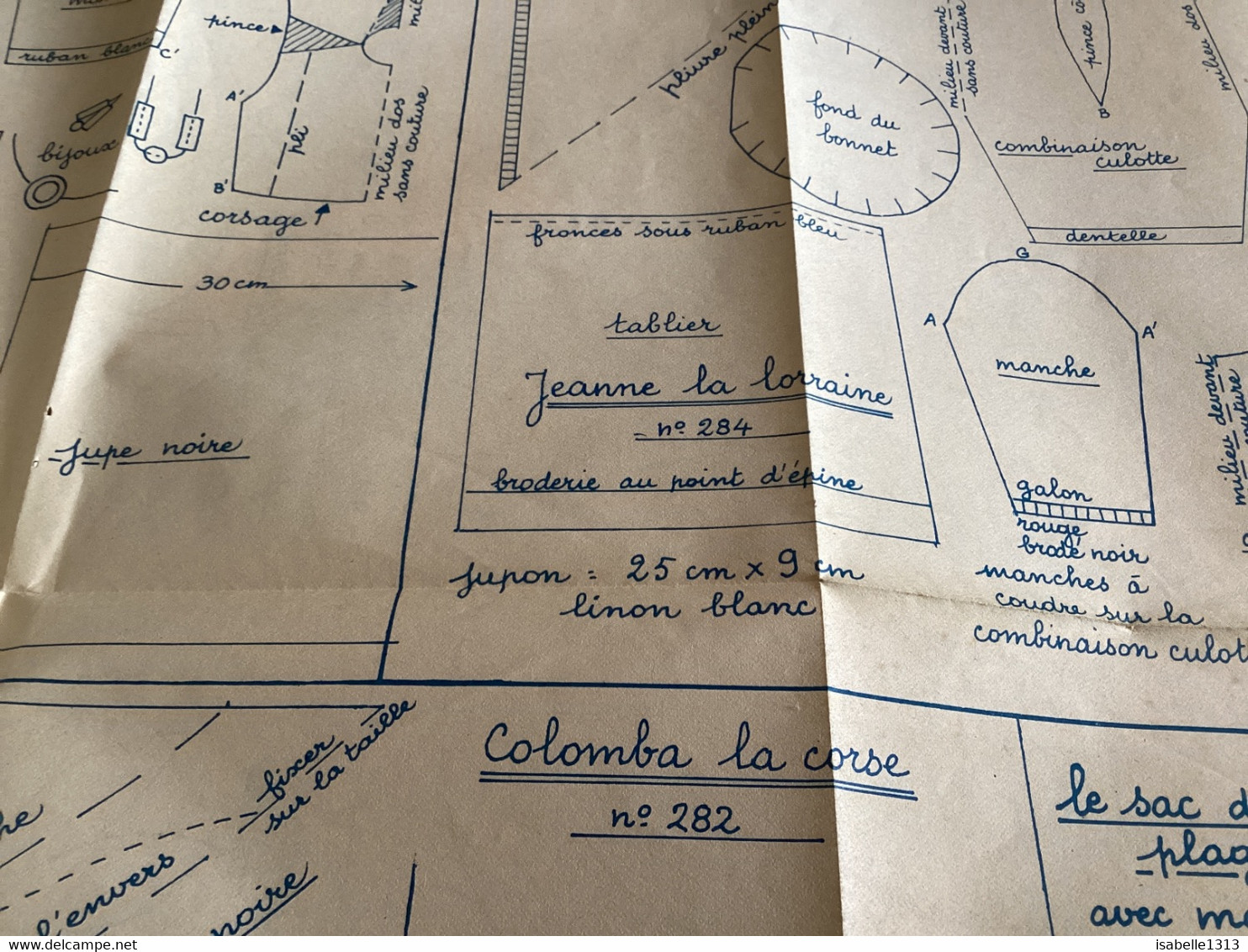 Ancien Patron  Véritable  Patron  Français Mode Parisienne Supplément Patrique Mon Ouvrage Madame 1971 - Patterns