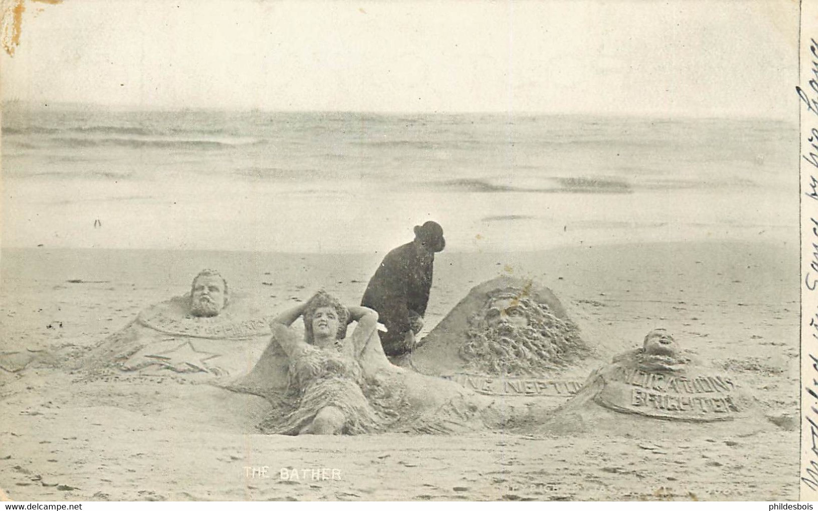 BORDS DE MER SCULPTURES Sur Sable ( Angleterre ) - Sculptures