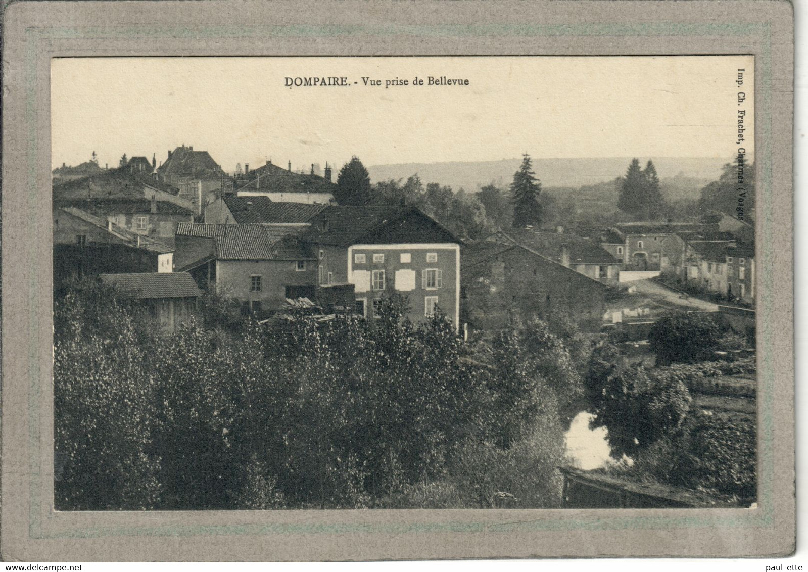 CPA - (88) DOMPAIRE - Aspect Du Bourg, Vue Prise De Bellevue En 1910 - Dompaire