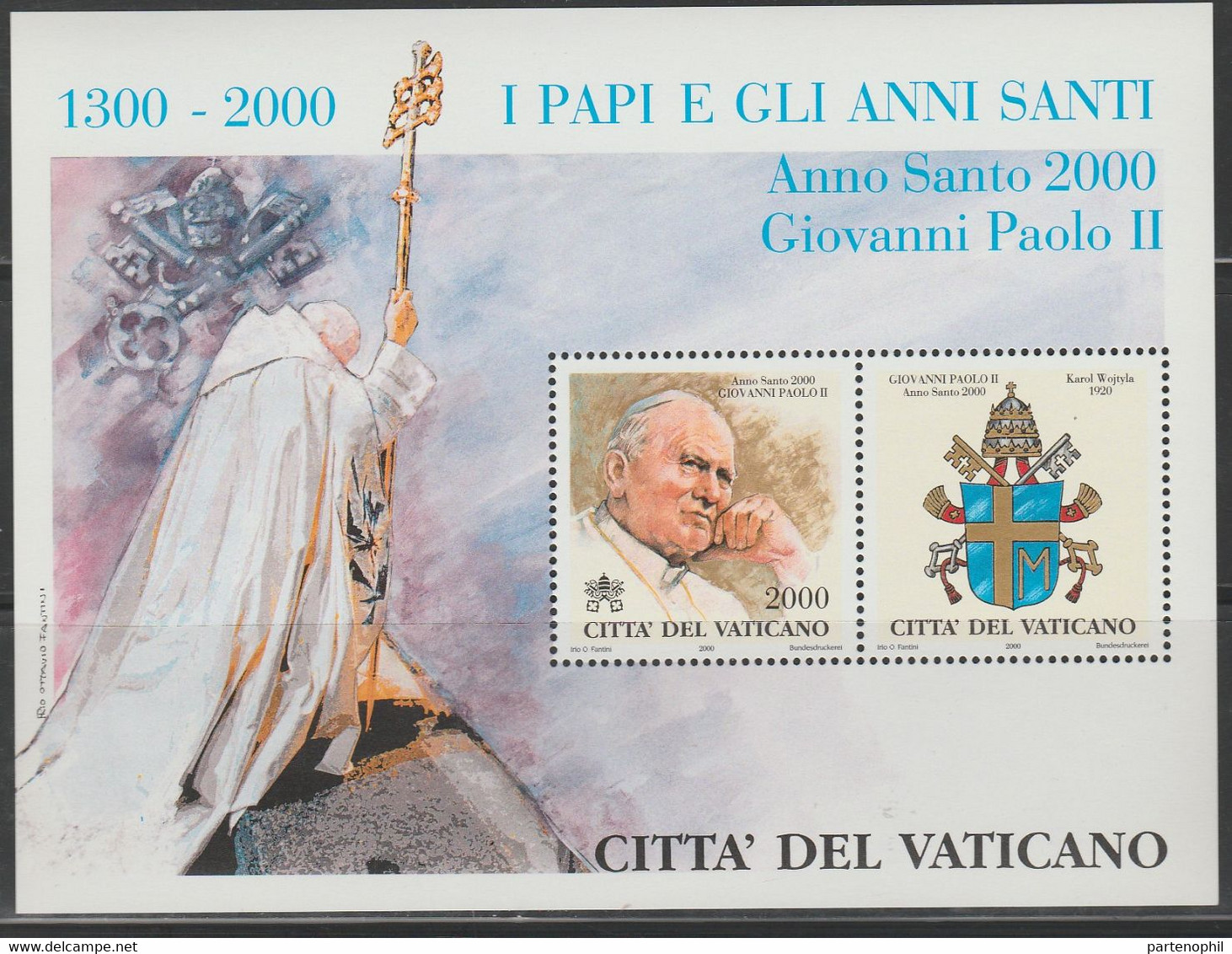 Vaticano 2000 - Papi E Gli Anni Santi  MNH - Carnets