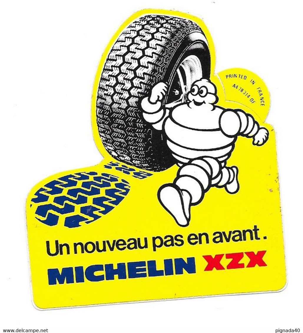 Autocollant, Michelin, Un Nouveau Pas En Avant, MICHELIN XZX, Vérifier La Qualité En Zoomant Svp - Aufkleber