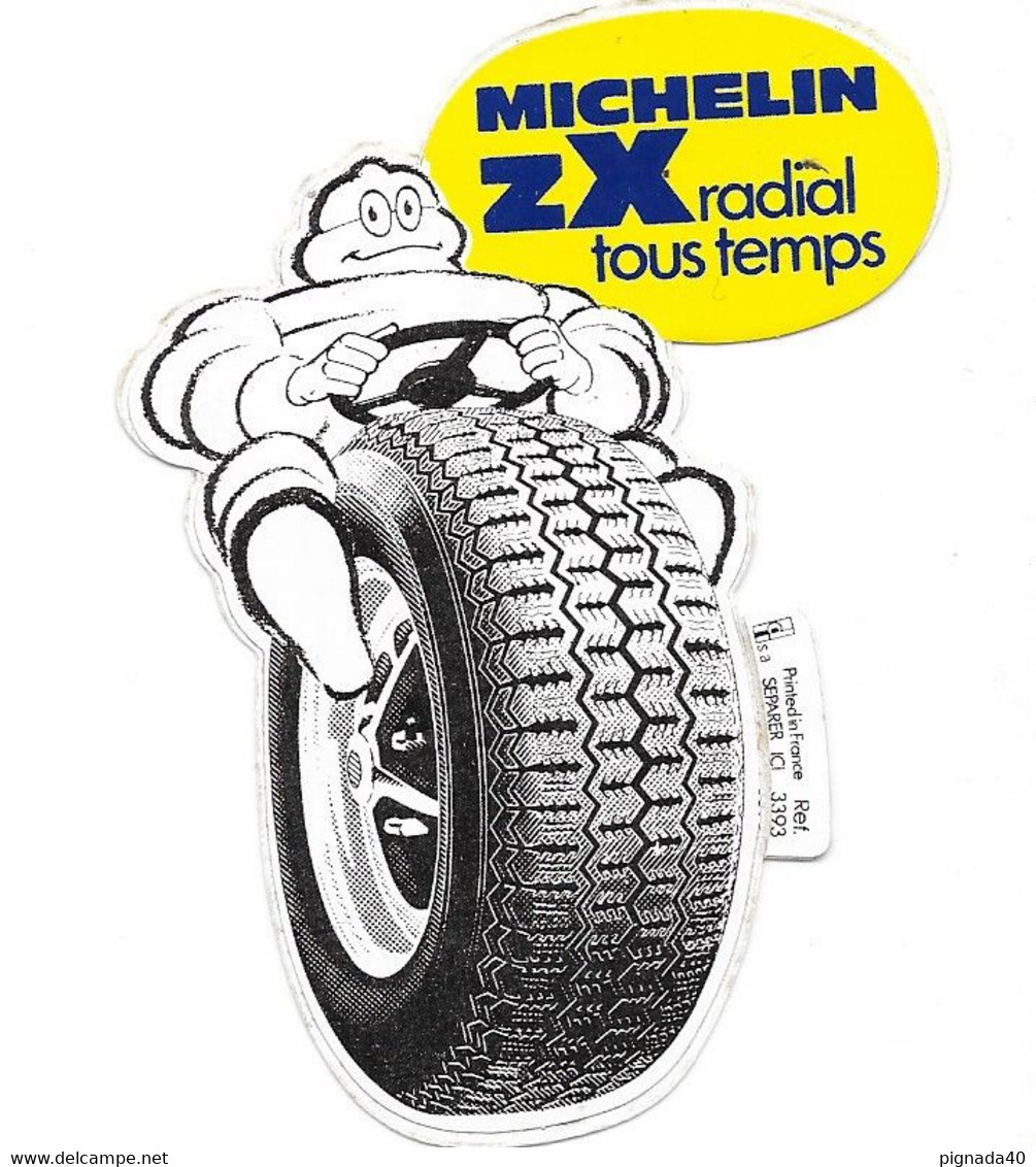 Autocollant, Michelin, PNEU  ZX Radial Tous Temps, Vérifier La Qualité En Zoomant Svp - Aufkleber