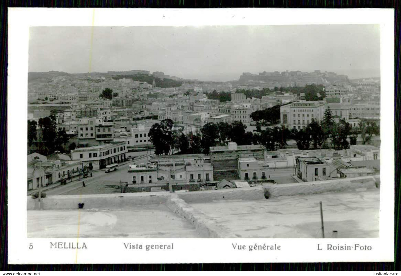 MELILLA - Vista General. (Ed. L- Roisin-Foto)  Carte Postale - Melilla