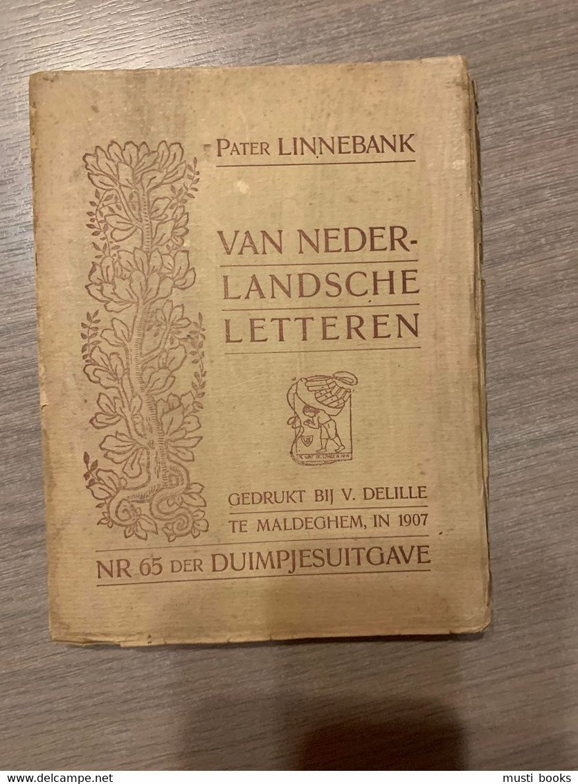 (LITERATUUR DUIMPJES MALDEGEM) Van Nederlandsche Letteren. - Antiguos
