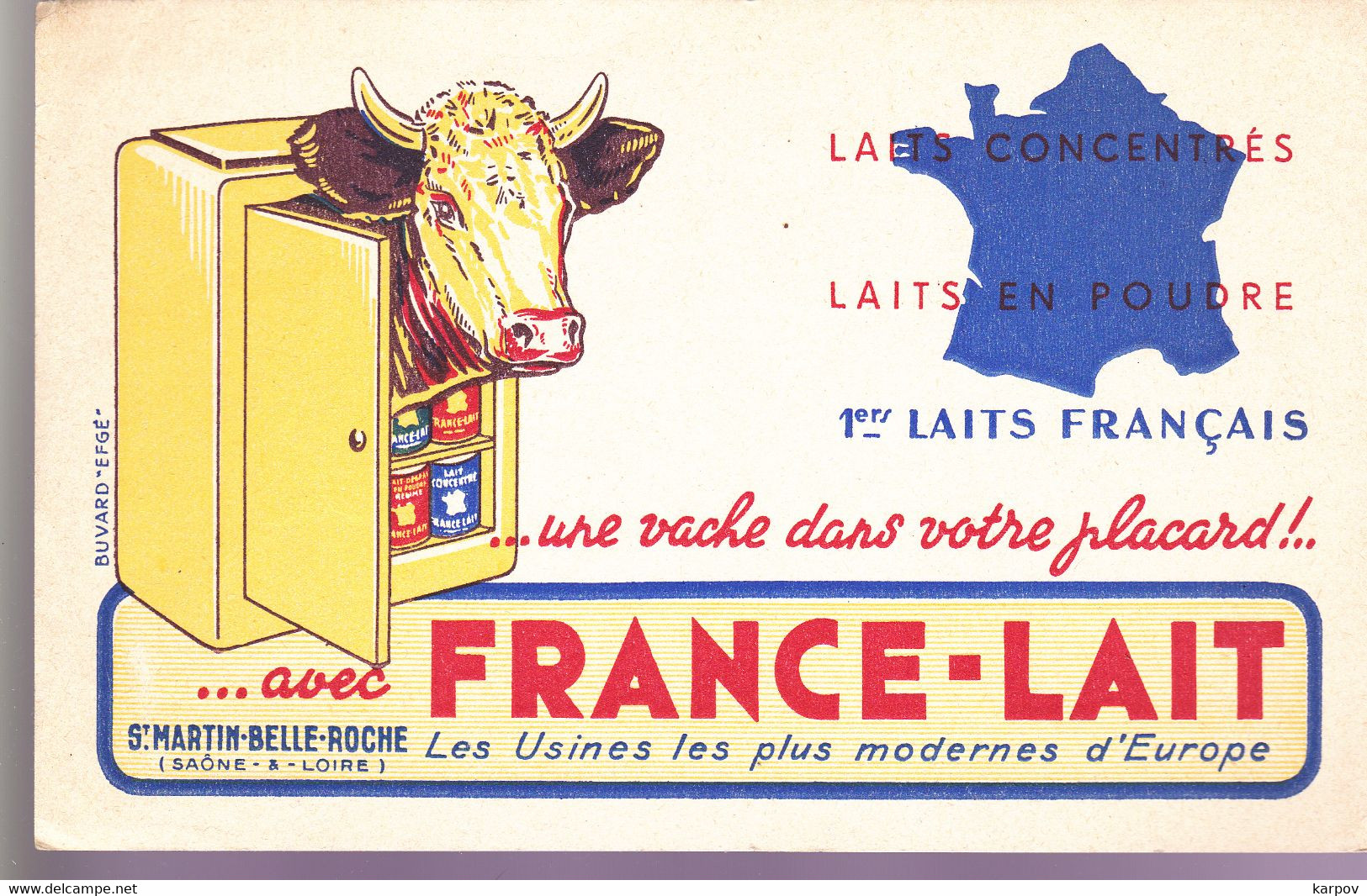 BUVARDS -   FRANCE LAIT - Dairy