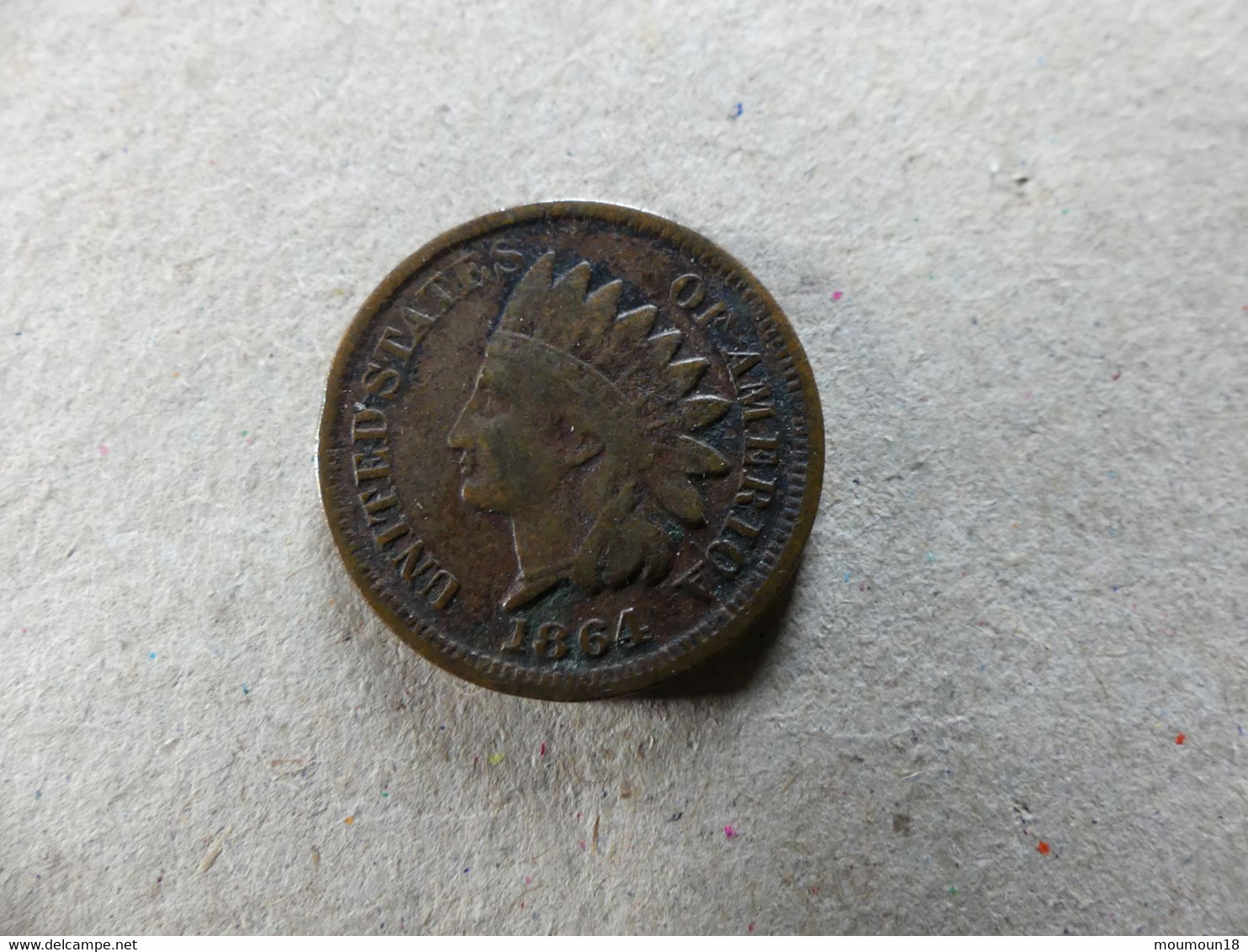 Etats Unis 1 Cent  1864 - 1859-1909: Indian Head